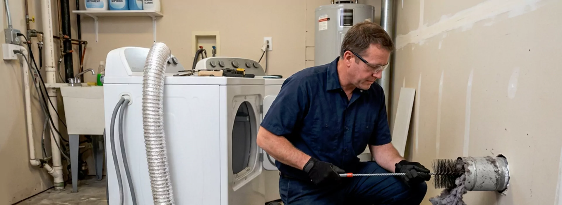 Clogged Dryer Vent Repair in Trenton, New Jersey