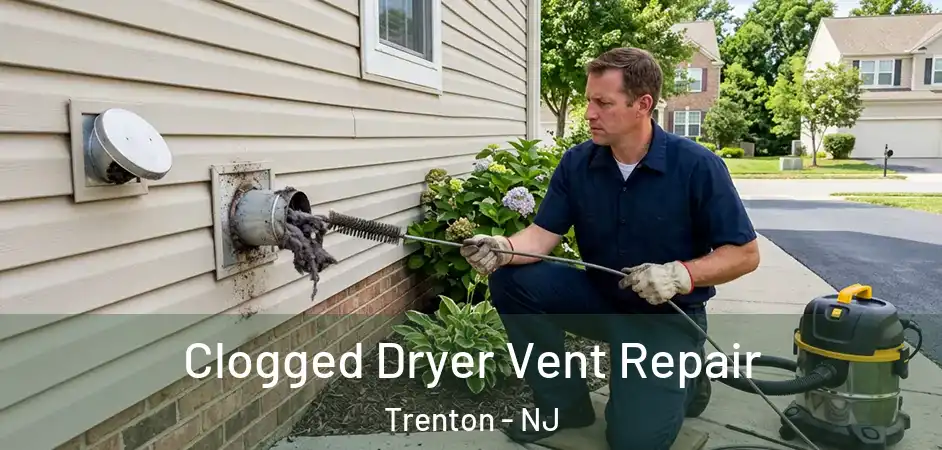 Clogged Dryer Vent Repair Trenton - NJ