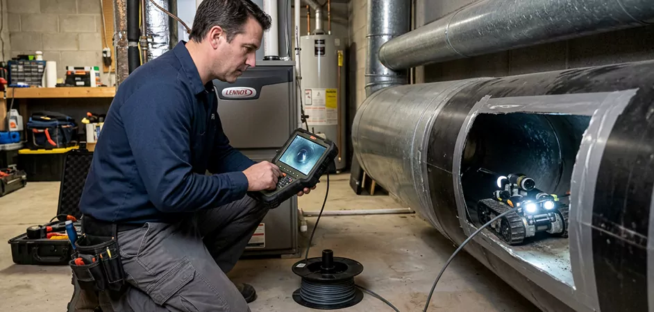 Robotic Duct Inspection in Trenton, NJ