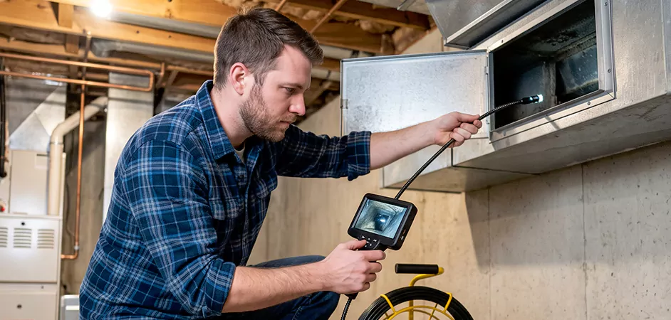 Post-Renovation Duct Inspection in Trenton
