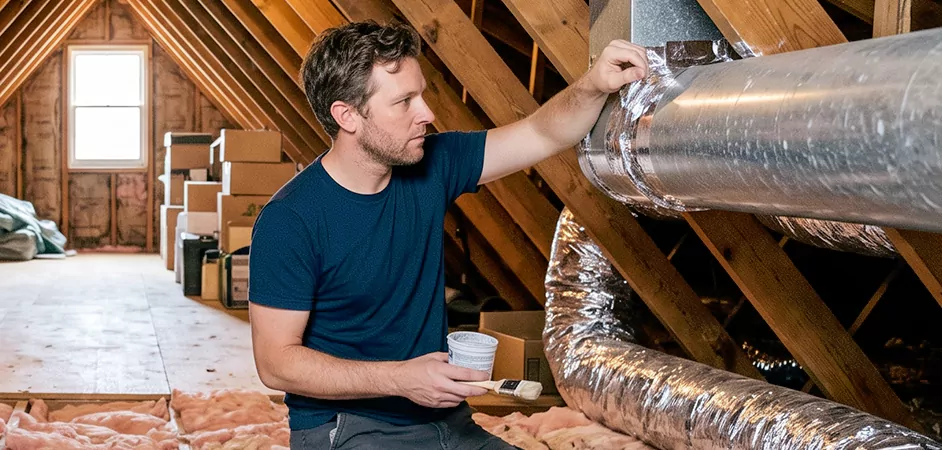 Duct Board Leak Repair in Trenton