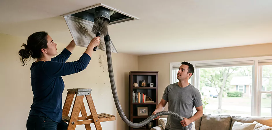 Roof and Wall Exhaust Cap Cleaning in Trenton