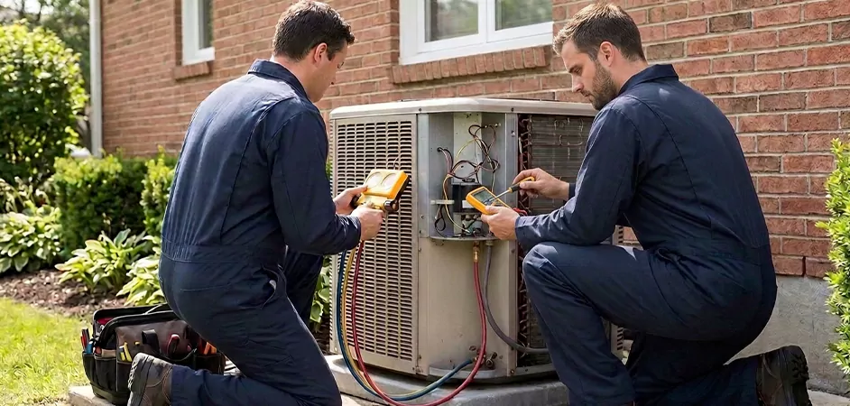Heat Pump Inspection in Trenton