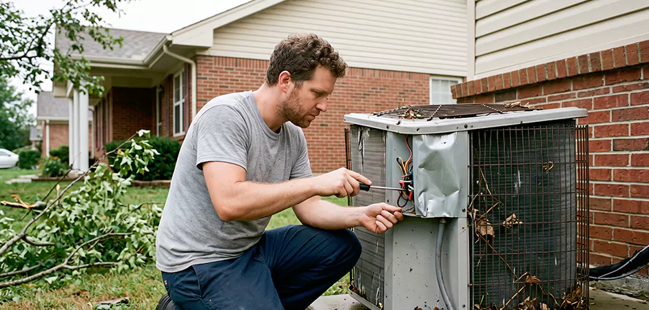 Storm Damage HVAC Restoration in Trenton