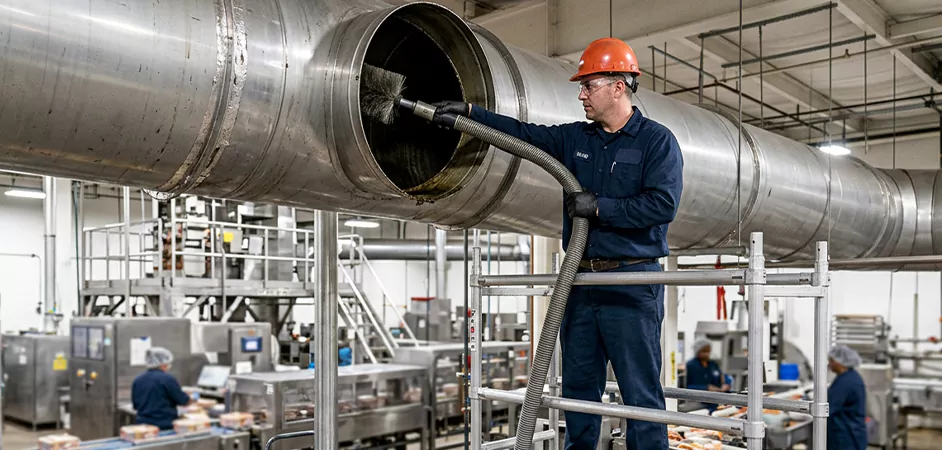Food Processing Facility Duct Cleaning in Trenton