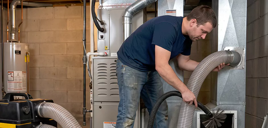 Negative Pressure Duct Cleaning for Large and Long Duct Systems in Trenton