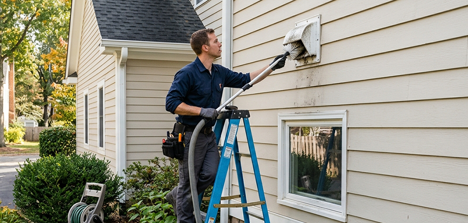 Exterior Vent Cap Cleaning in Trenton